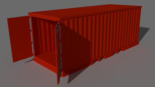 Container Fully rigged Made in Cycles preview image